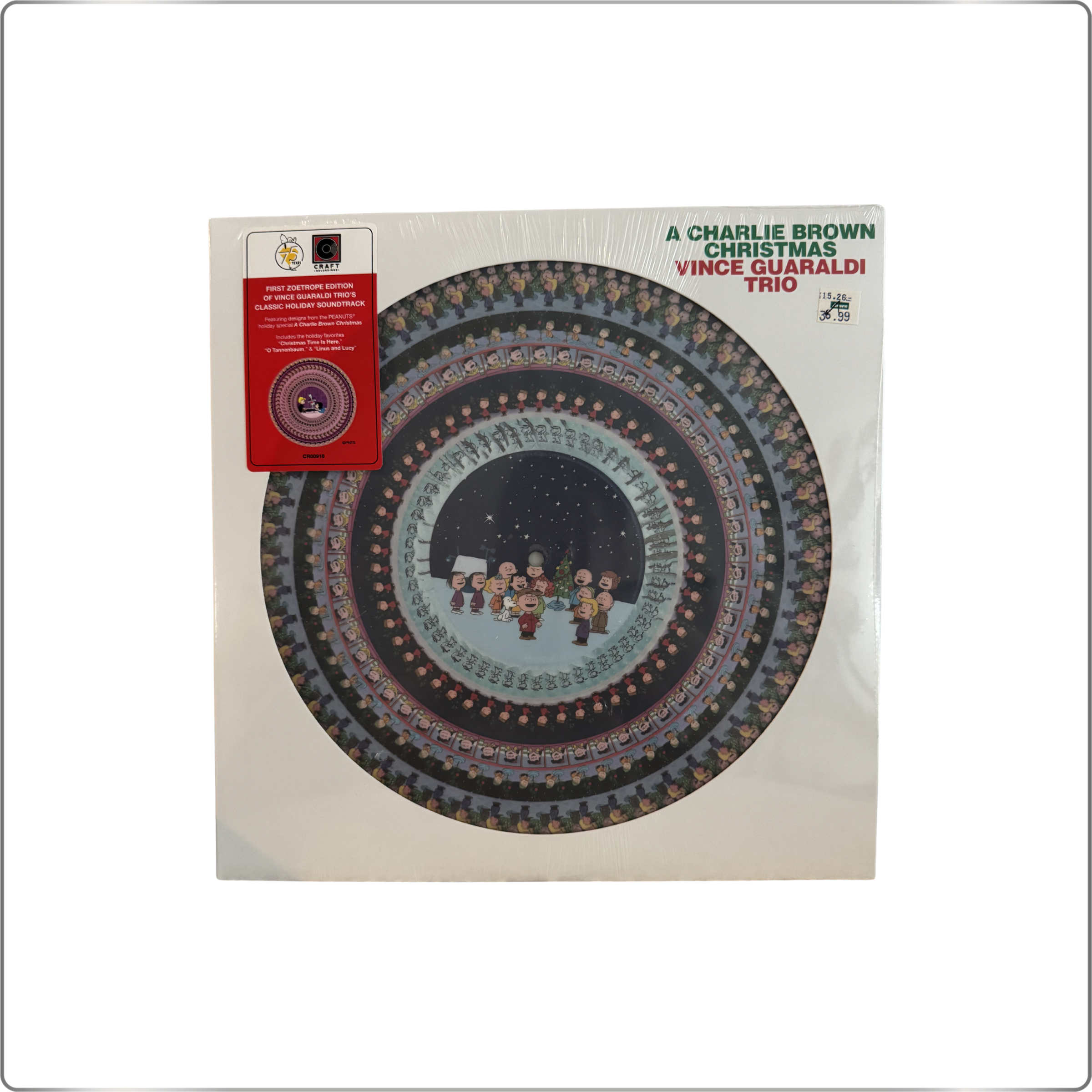 CHRISMAS A Charlie Brown Christmas <Limited Edition/Zoetrope Picture Vinyl>