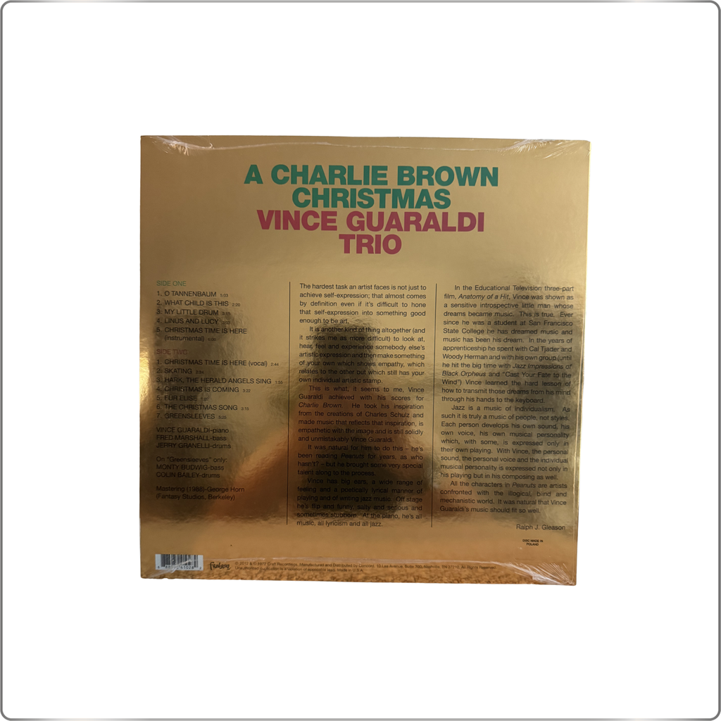 CHRISTMAS A Charlie Brown Christmas (Gold Foil Edition) <Limited Edition> EU version LP