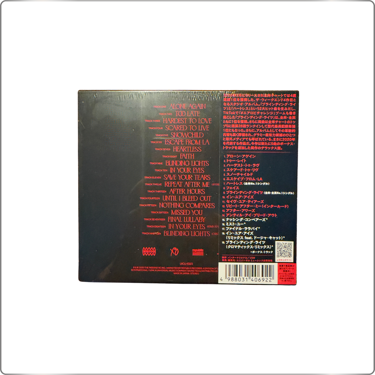 POP The Weeknd After Hours Deluxe Edition|Japan-made CD