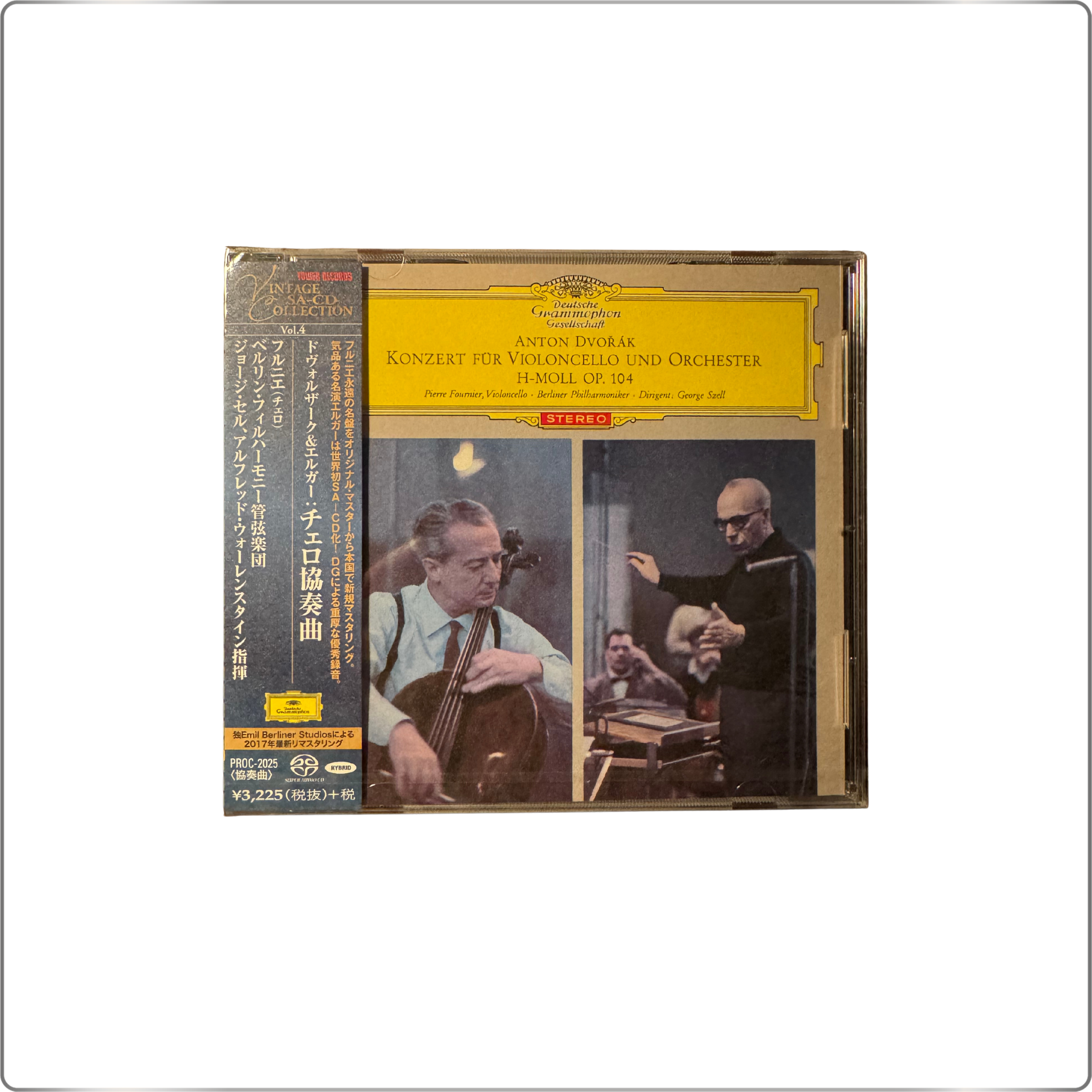 CLASSICAL Pierre Fournier ,George Szell ,Alfred Wallenstein Dvořák & Elgar: Cello Concertos <Tower Records Exclusive>|Japan made SACD Hybrid