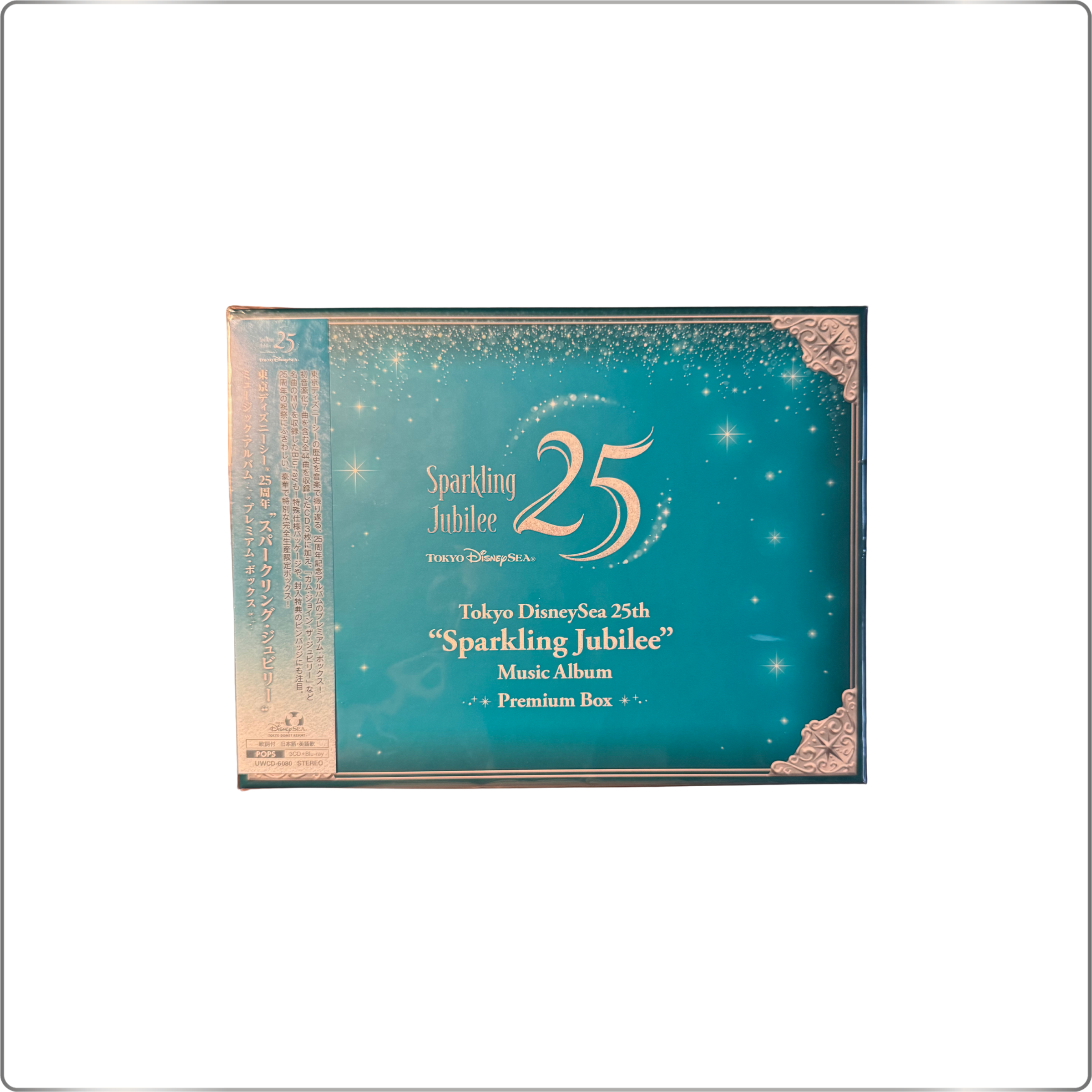 SOUNDTRACK Tokyo DisneySea 25th Anniversary Sparkling Jubilee Music Album Premium Box [3CD + Blu-ray Disc + Pin Badge] <Limited Edition>