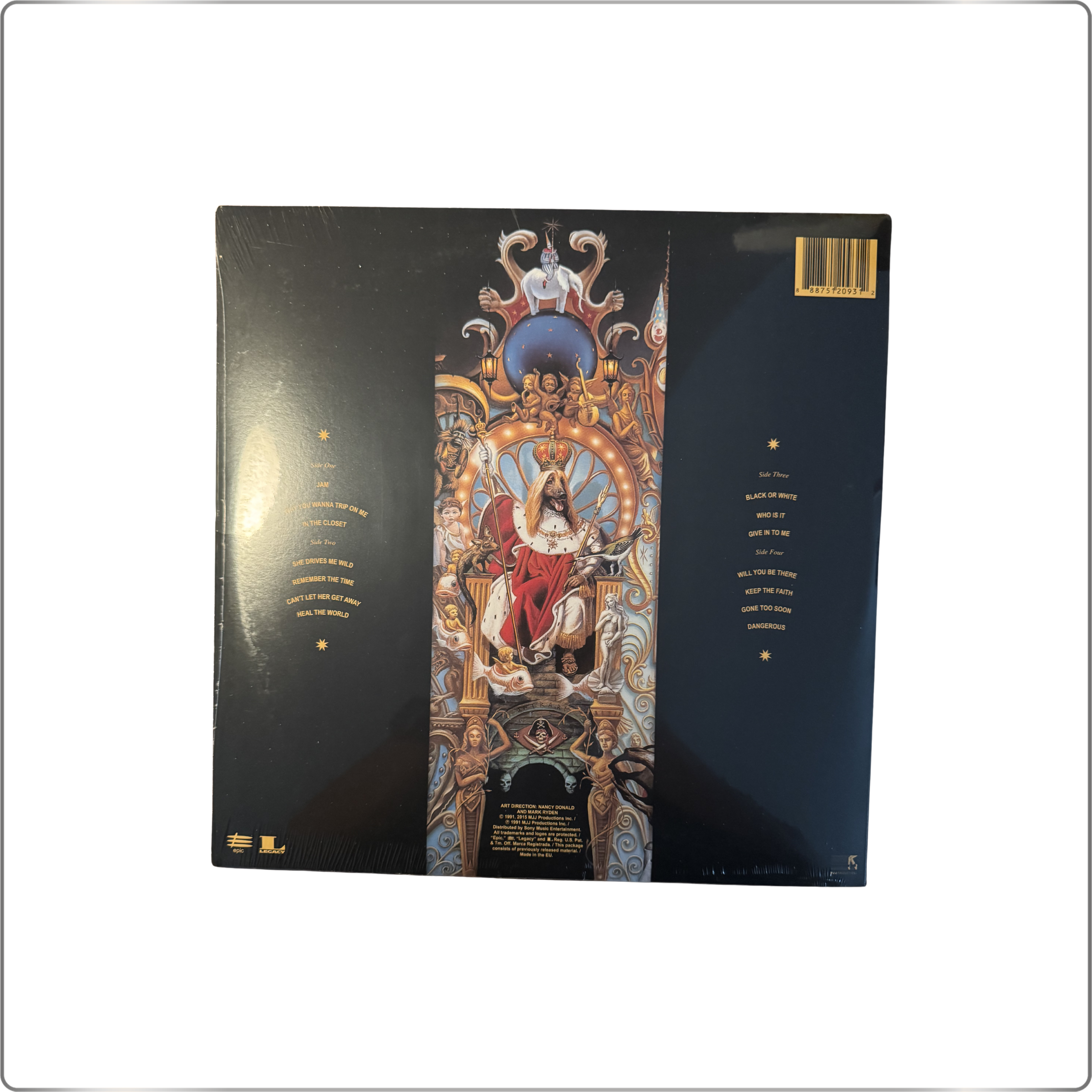POP Michael Jackson Dangerous limited edition EU version LP