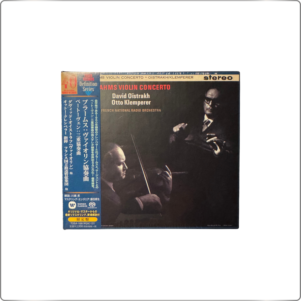 CLASSICAL David Oistrakh ,Otto Klemperer Brahms: Violin Concerto (recorded in 1960), Beethoven: Triple Concerto (recorded in 1958) <Tower Records Exclusive>|Japan made SACD Hybrid
