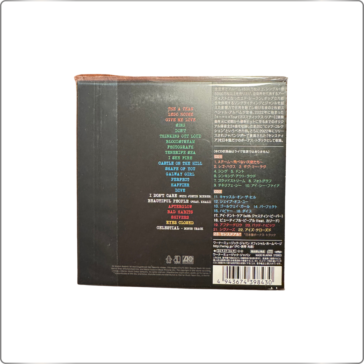 POP  Ed Sheeran +-=÷×(Mathematics) Tour Collection|Japanese Blu-spec CD2