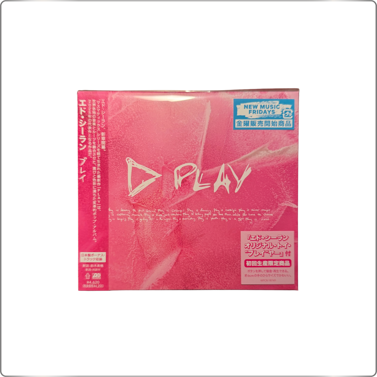 POP Ed Sheeran Play [CD + Goods] <Limited Edition>| Japanese pressed CD