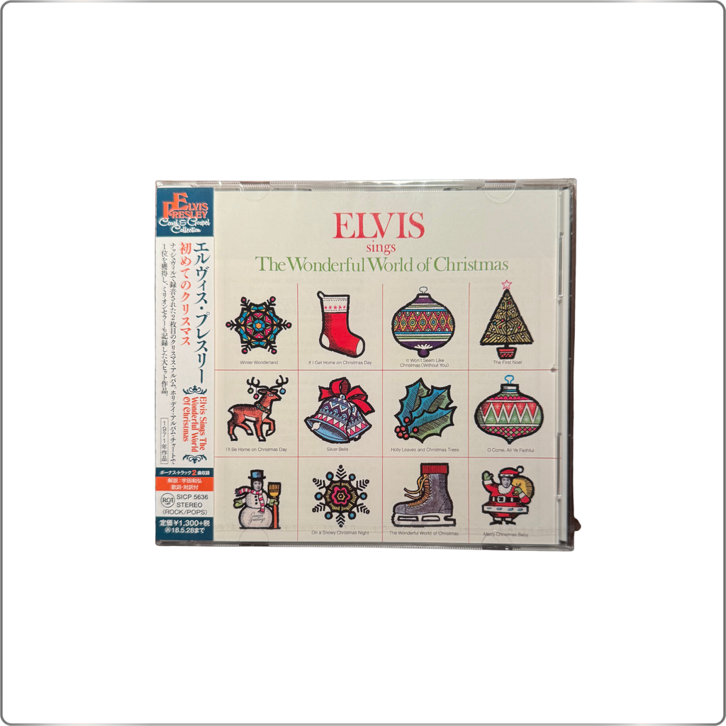 HOLIDAY/CHRISTMAS Elvis Presley The Wonderful World of Christmas| Japan made CD