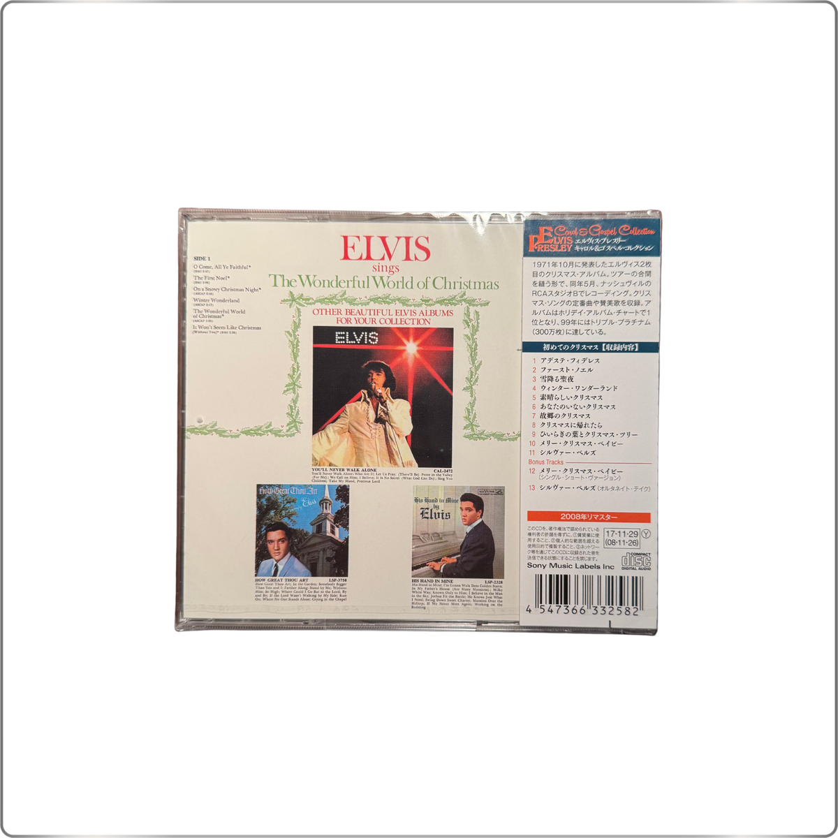 HOLIDAY/CHRISTMAS Elvis Presley The Wonderful World of Christmas| Japan made CD