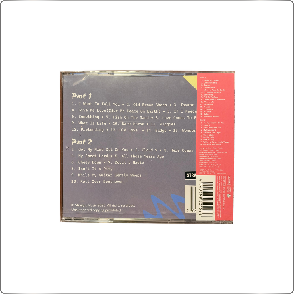 ROCK George Harrison, Eric Clapton Quiet and Loud, Yokohama, 1991|Japan made CD