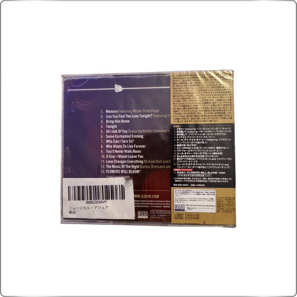 MUSICAL IL DIVO A MUSICAL AFFAIR Blu-specs CD2 Japanese press
