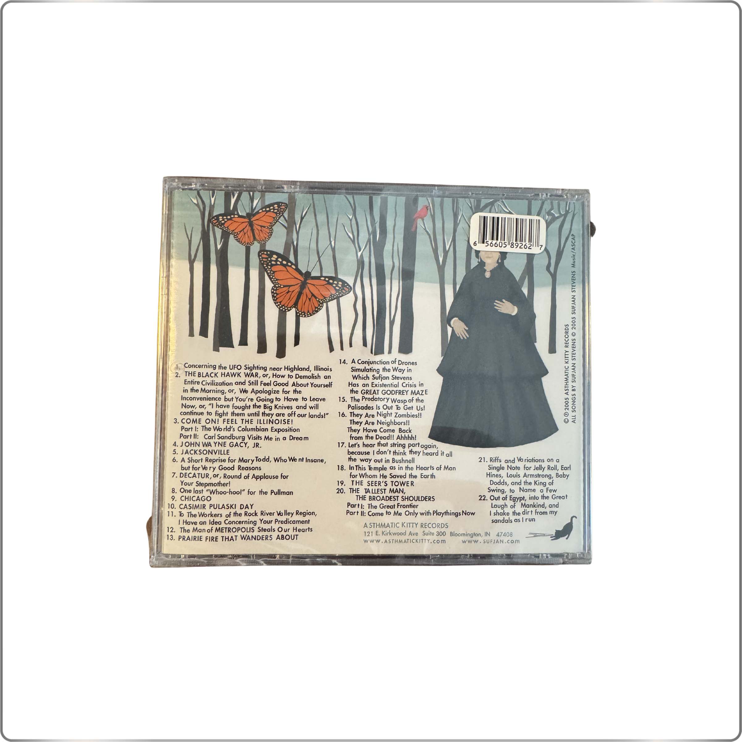 INDIE-FOLK Sufjan Stevens ILLINOISE European version CD First Pressing