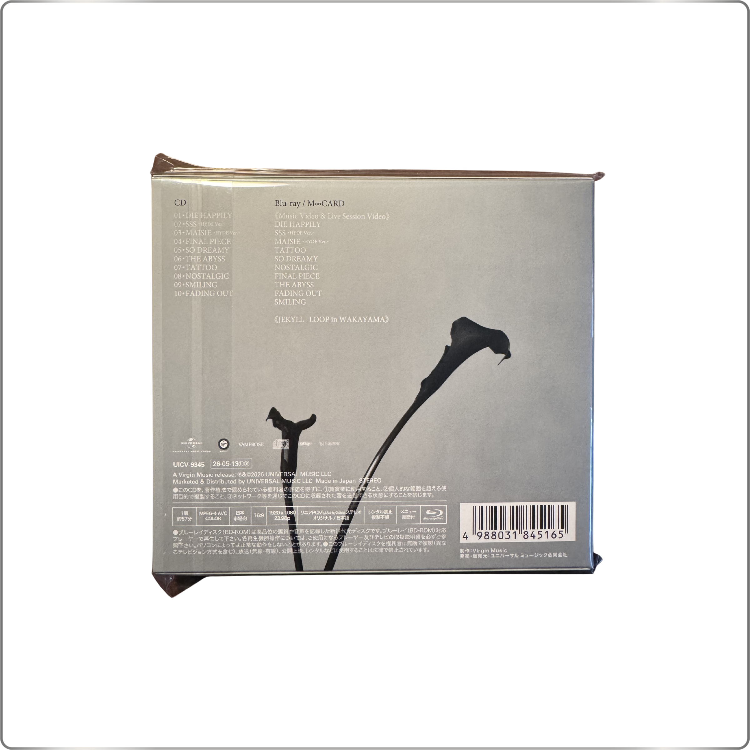 J-POP HYDE JEKYLL [CD + Blu-ray Disc] Digipak <First Press Limited Edition>