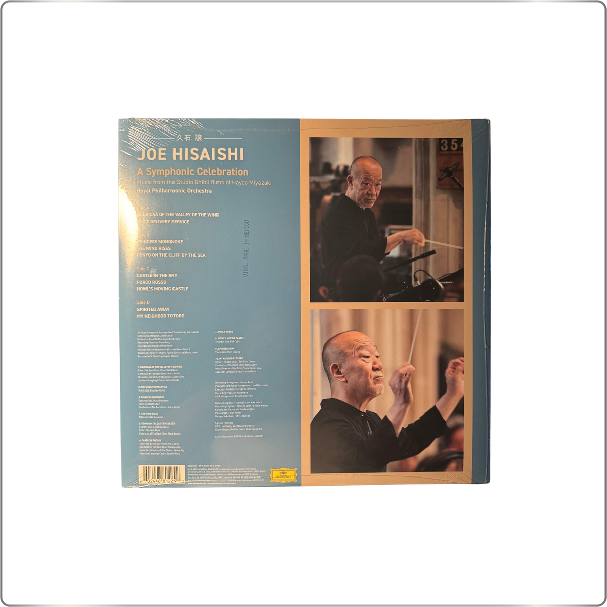SOUNDTRACK Joe Hisaishi A Symphonic Celebration: Music from the Studio Ghibli films of Hayao Miyazaki|EU version LP