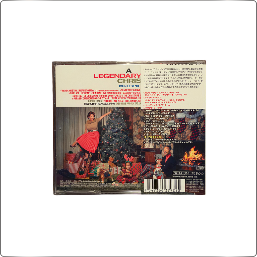 HOLIDAY John Legend Legendary Christmas|Japan made CD