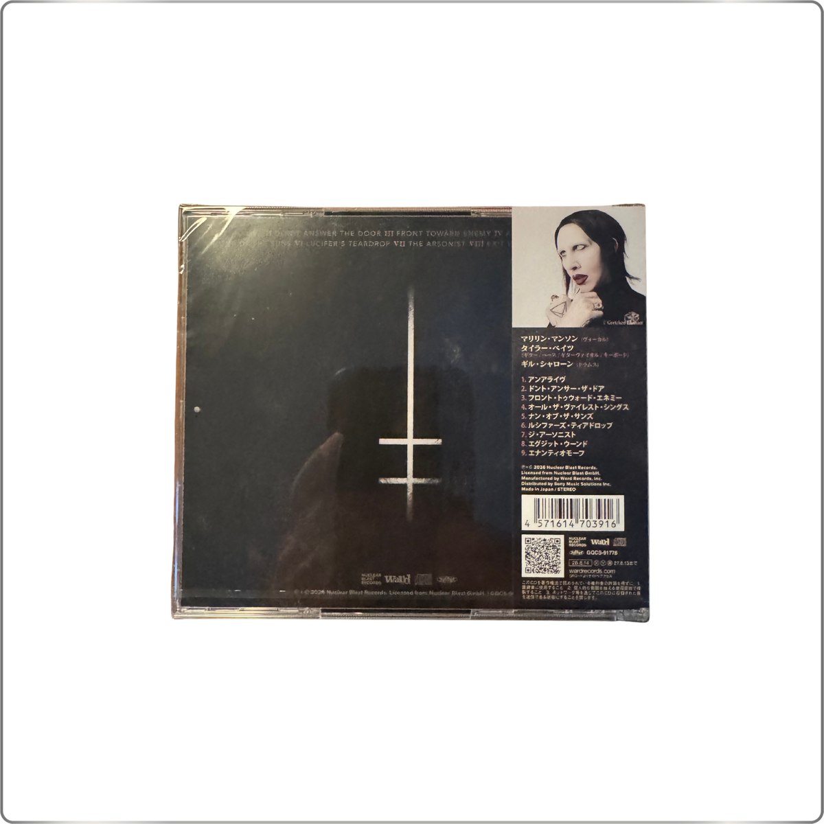 ROCK Mariyln Manson One Assassination Under God - Chapter 2| Japan made CD