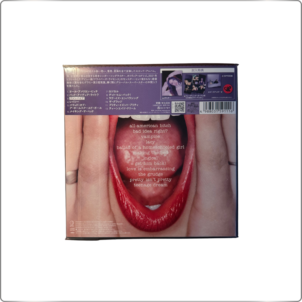 POP Olivia Rodrigo GUTS Deluxe Edition [CD + Photobook + Poster + Stickers + Trading Cards] <First Press Limited Edition>