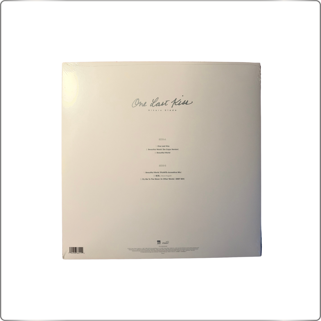 J-POP Utada Hikaru 宇多田光 One Last Kiss <Blue Vinyl>| EU version LP