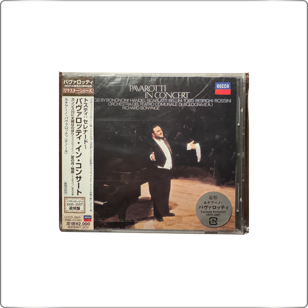 CLASSICAL Pavarotti in Concert: The Sun Rises Over the Ganges (Scaratti) / Summer Moon, Enchantment (Tosti) / and 16 other tracks.