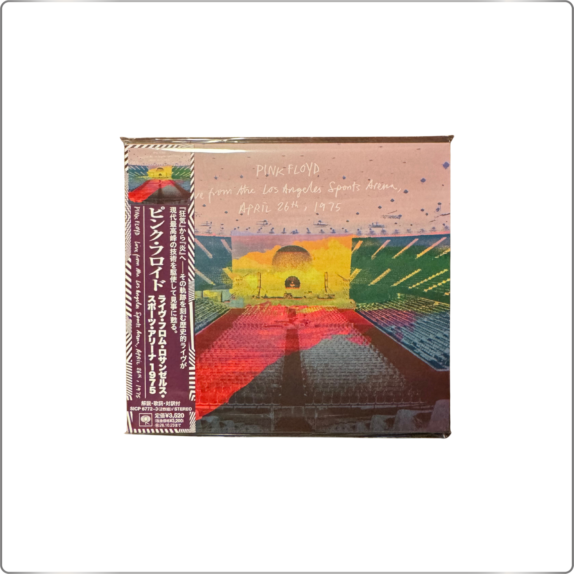 ROCK  Pink Floyd Live from Los Angeles Sports Arena 1975 Japan made CD
