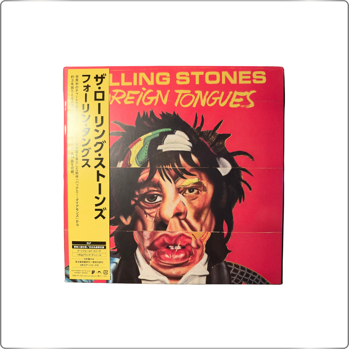 ROCK The Rolling Stones Foreign Tungs [2LP + Art Card] <Limited Edition / Black Vinyl>|Japan made LP