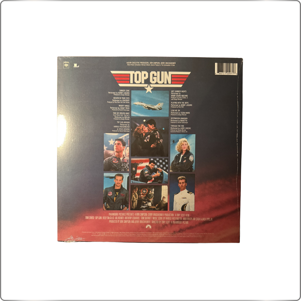 SOUNDTRACK Top Gun original motion picture (Limited Edition) EU version LP