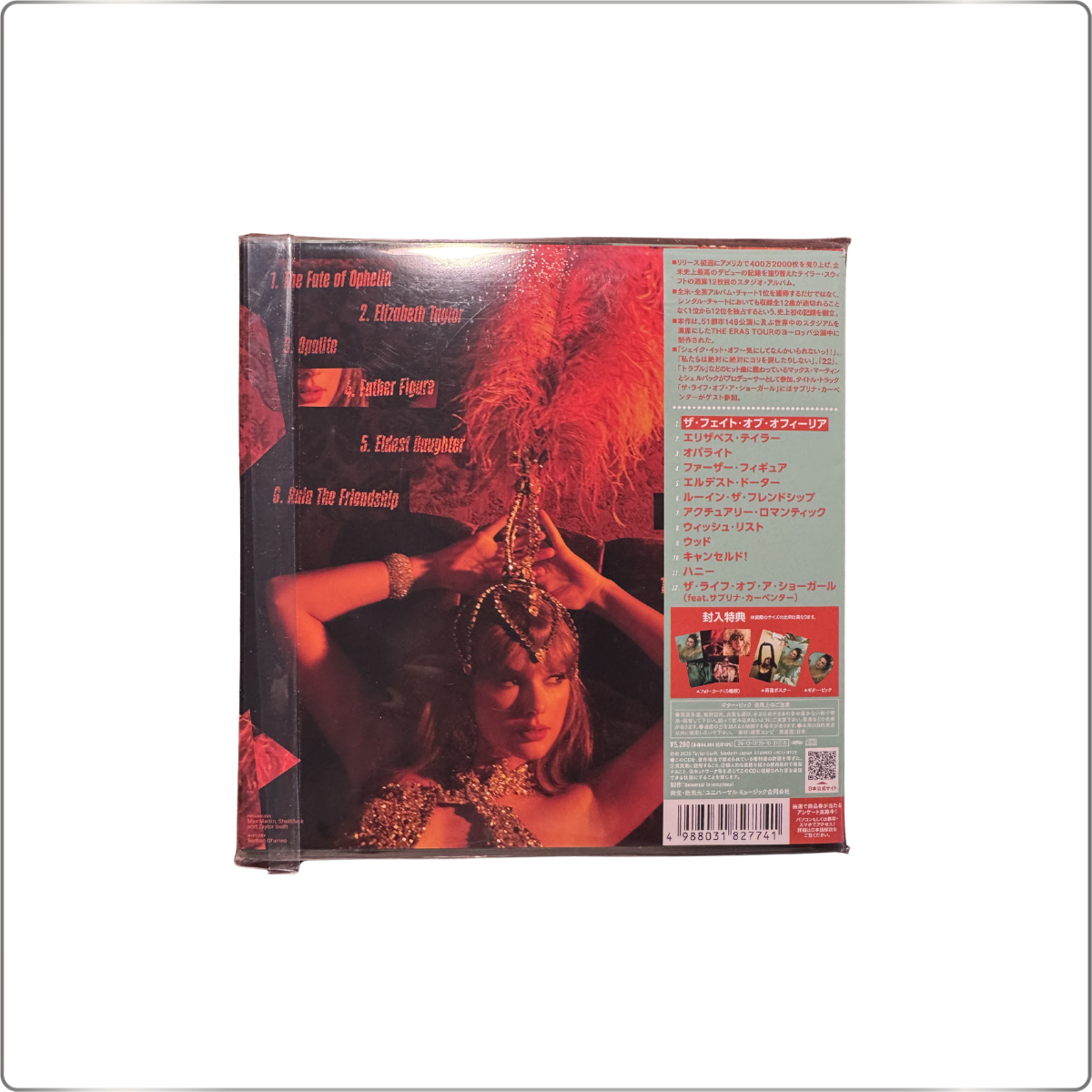 POP Taylor Swift The Life of a Showgirl Deluxe Edition EP Size CD