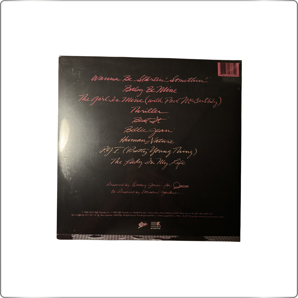 POP Michael Jackson Thriller EU version LP