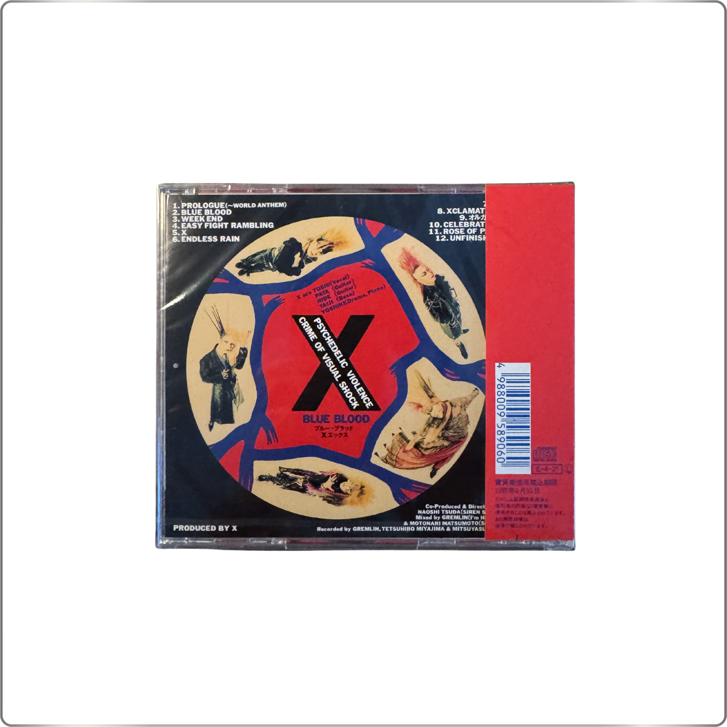 JPOP X JAPAN Blue Blood first pressing|Japan made CD