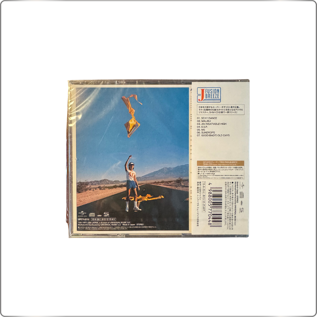 J-POP Masayoshi Takanaka AN INSATIABLE HIGH|Japanese SHM-CD