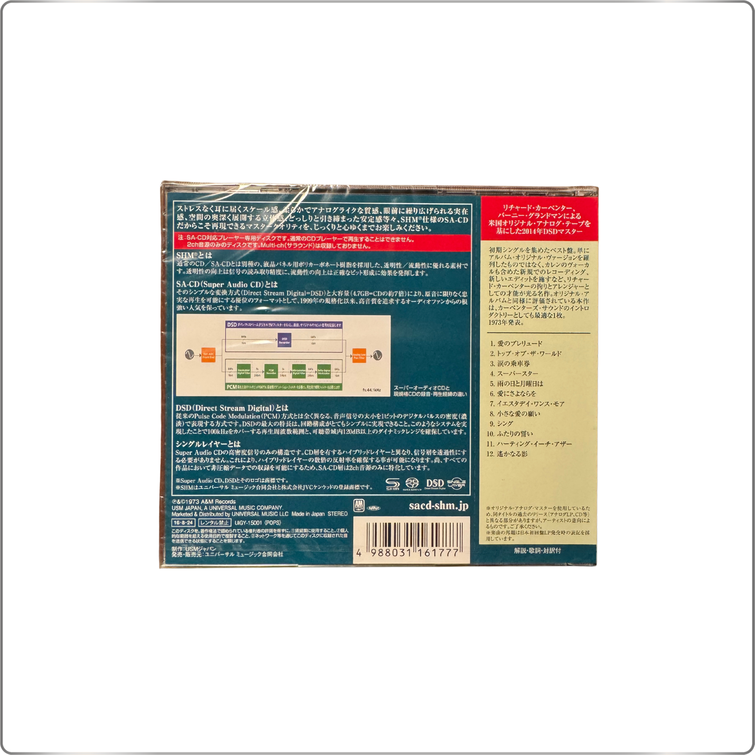 POP Carpenters Singles 1969-1973 SACD [SHM specification]